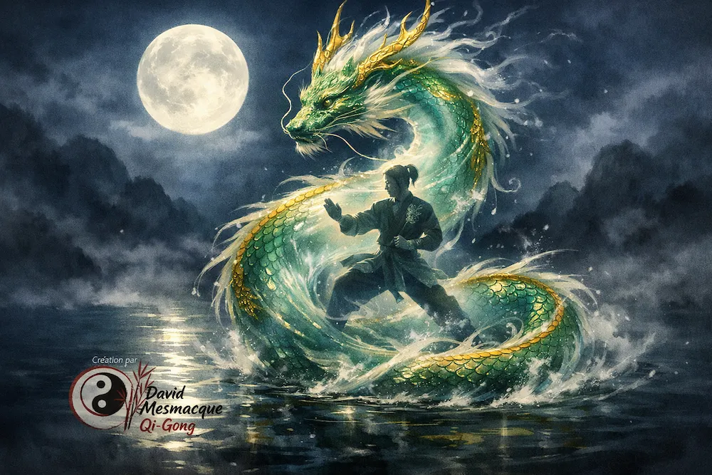 Le dragon et l'artiste martial